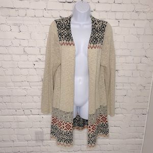 Beautiful One World Sweater Duster Size L